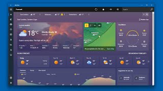 Microsoft listens and removes ads from the new redesigned Weather app screenshot 4