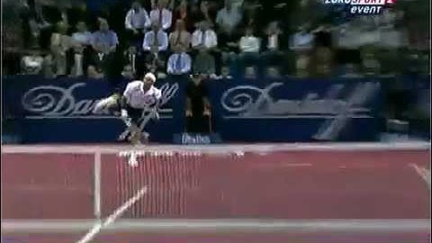 Roger Federer Best Kick Serve Ever!