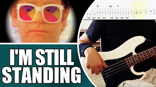 I'm Still Standing - Elton John | Bass cover with tabs #24