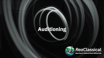 ReaClassical: Auditioning