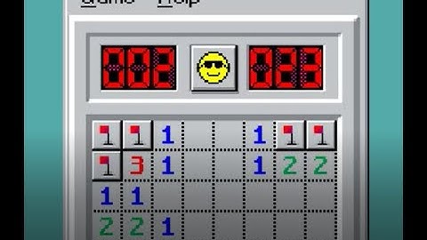 Minesweeper Gameplay || Win 98
