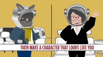 Vyond course Teach with your character as a buddy