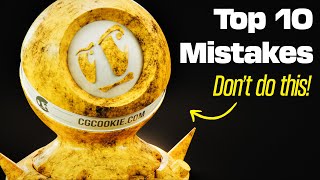 Top 10 Blender 3D Material and Texturing Mistakes and How to Fix Them.