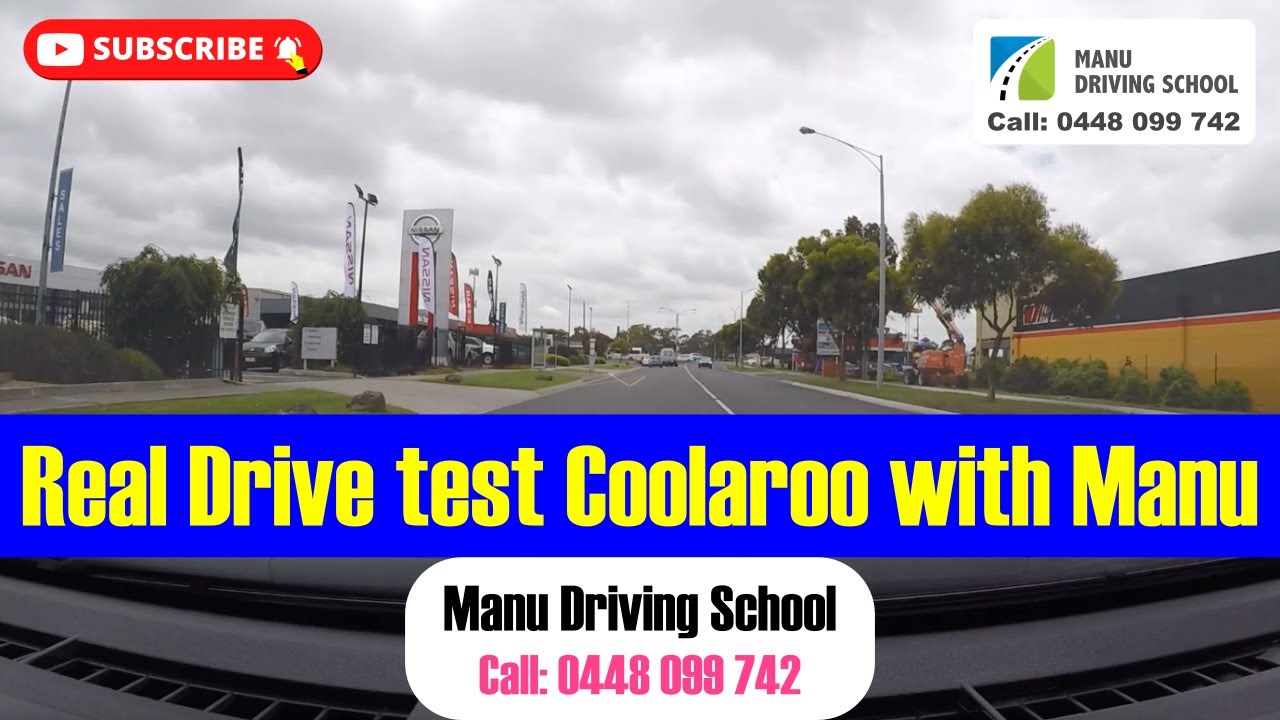 Real Drive test Coolaroo with Manu Manu Driving School YouTube