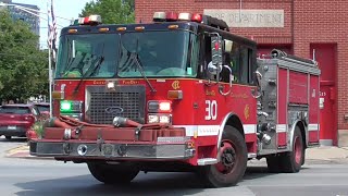 Chicago Fire Dept. Engine 30 Responding