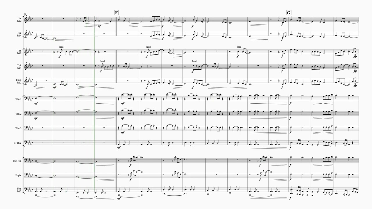 Bless The Lord, Oh My Soul - A contemporary worship mash up of four songs for Brass Choir