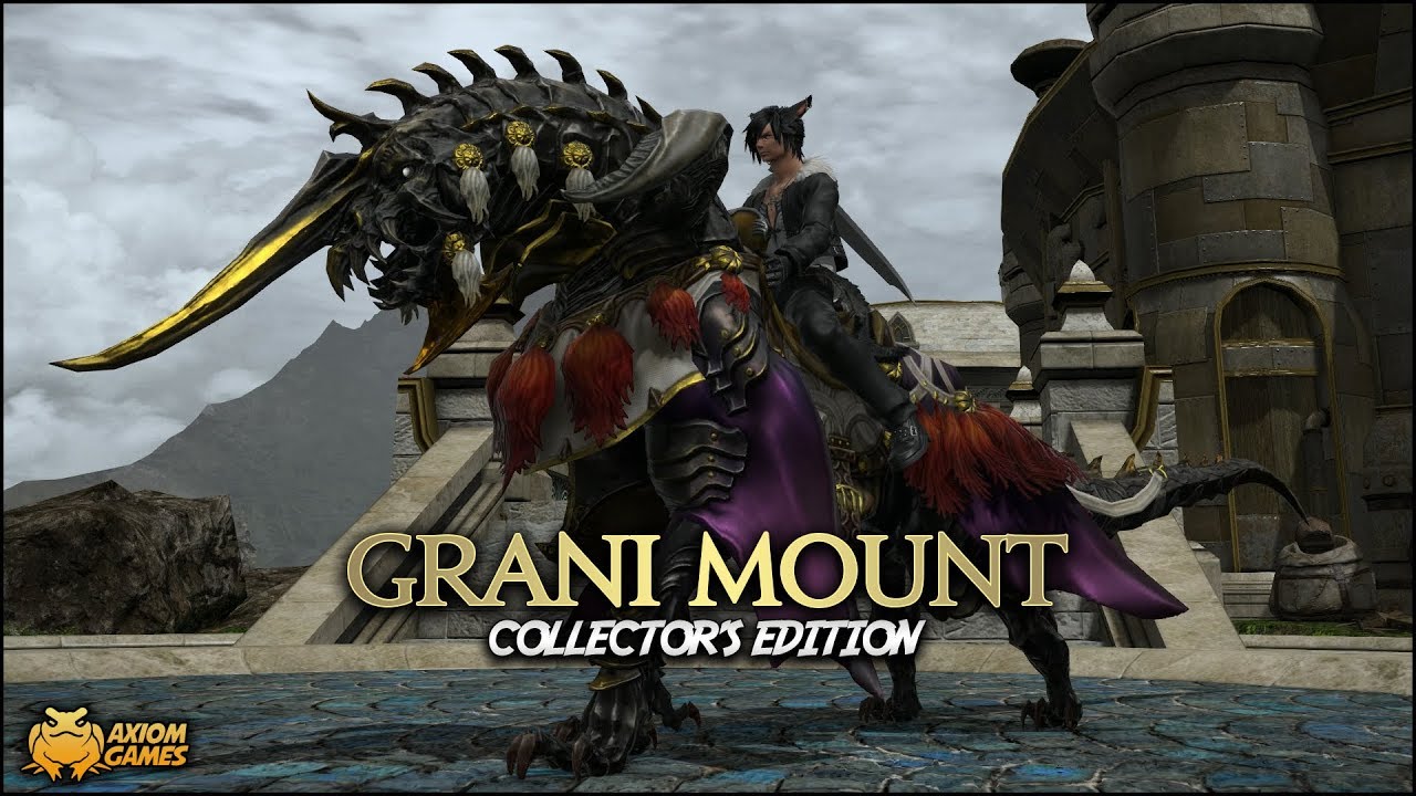 Shadowbringers Collector's Edition, Grani Mount, Revolver Gunbreaker W...