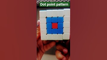 Dot in Dot pattern 5X5 Rubik
