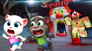 Talking Tom plays: The Carnival Of Terror - Roblox - My Talking Tom and Friends #Roblox #talkingtom screenshot 3