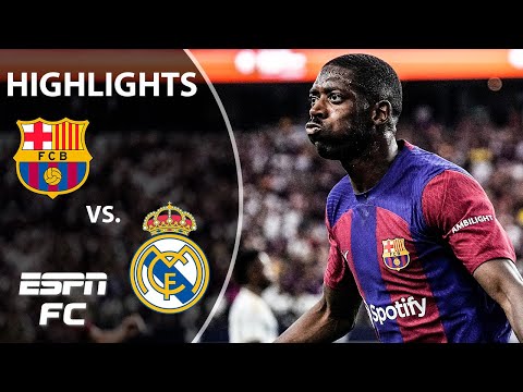EL CLASICO AMERICANO 🇺🇸 Real Madrid vs. Barcelona | Full Game Highlights | ESPN FC