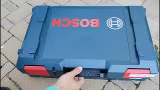 Unpacking / unboxing cordless tools set Bosch GWS 180-Li   GSR 18V-50 0615990M47 XL-Boxx