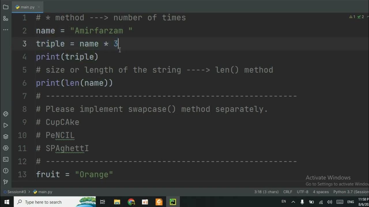Basic Python programming workshop - Session 3 - Part 1 - YouTube