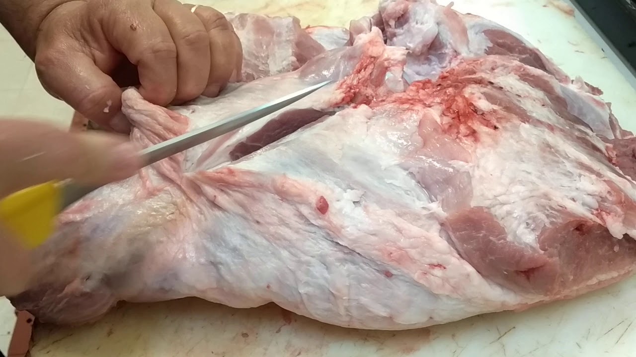 deshuesar paleta de cerdo