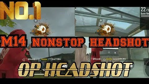 M14 best headshot Nonstop with 2 GB ram phone Garena free fire headshot gameplay M14 headshot tip