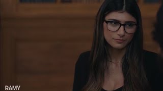 مشهد ميا خليفة المثير للجدل في مسلسل رامي مع عمرو واكد | Mia khalifa scene in ramy series