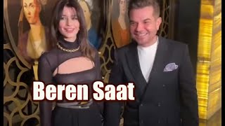 Beren Saat kıyafeti dikkat çekti.