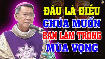 3 ĐIỀU CHÚA MUỐN BẠN LÀM TRONG MÙA VỌNG | Bài giảng SÂU SẮC của ĐC Phêrô Nguyễn văn Khảm