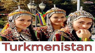 Туркменские девушки в национальных ювелирных украшениях/Turkmen girls in national jewelry