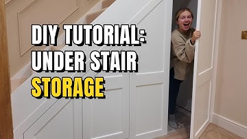 HOW TO Build Under Stairs Storage
