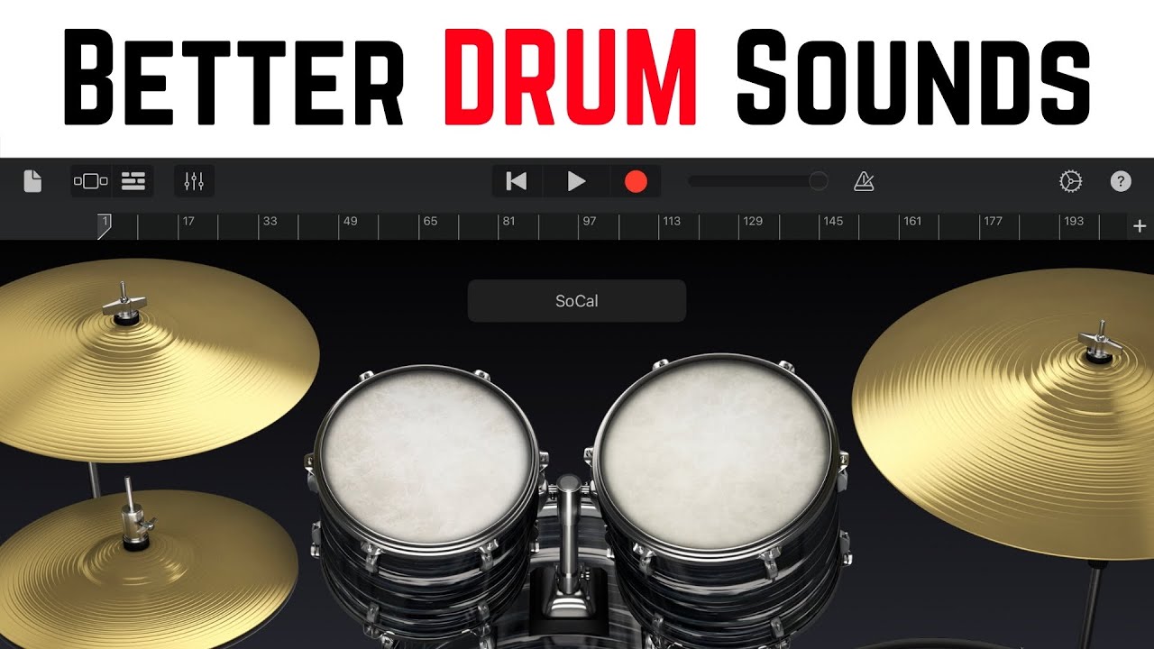 garageband drums stereo spread vs spreader