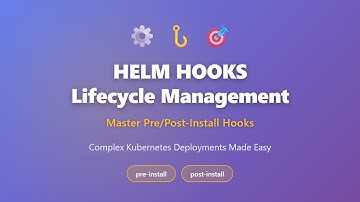 Helm Hooks Tutorial: Pre-Install & Post-Install Lifecycle Management for Kubernetes