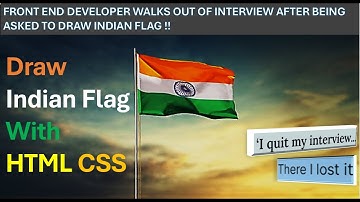 Create Indian Flag with Wind Effect using HTML CSS | Frontend Development | Easy Steps | Deploy Free