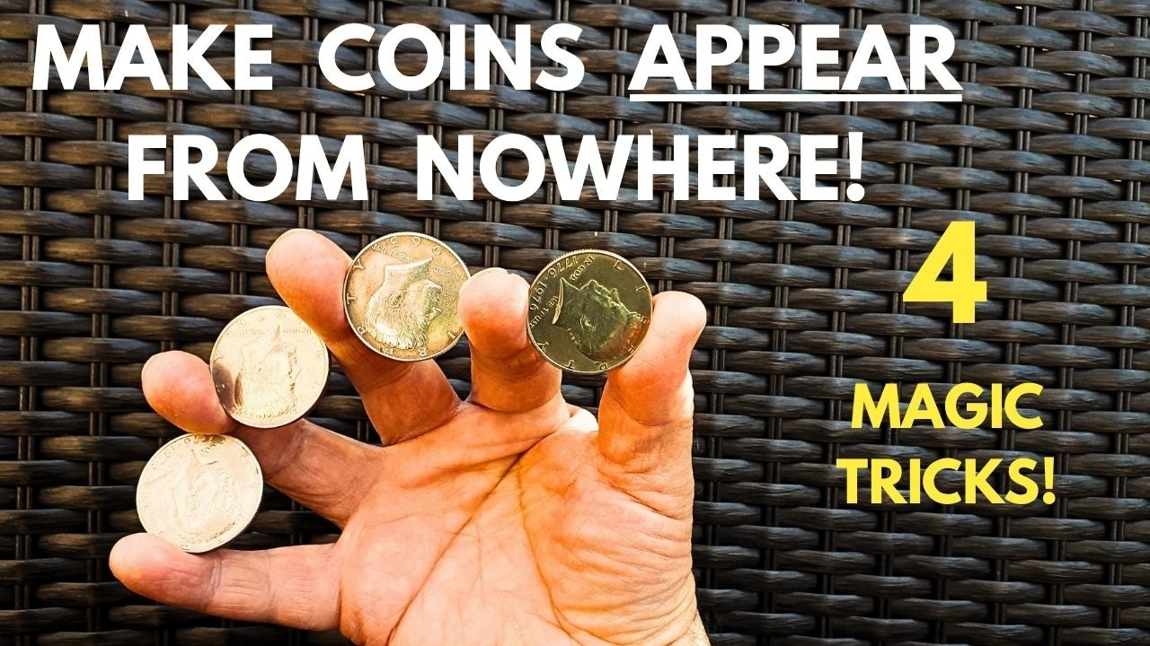 How To Make Coins 'Magically Appear From Nowhere!' (4 Amazing Magic ...