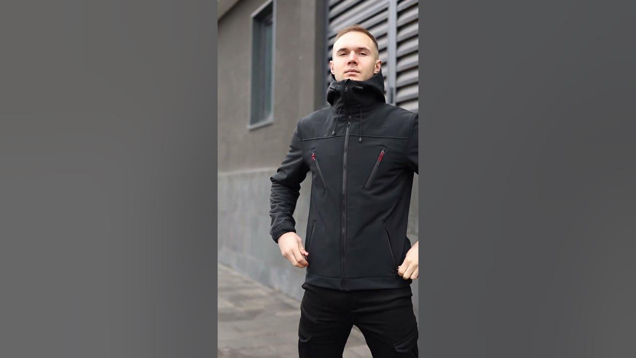 Куртка мужская SoftShell на флисе весенняя осенняя Lev Ветровка ...