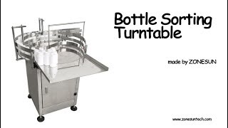 How to use the Semi-Automatic Round Bottle Turntable Machine