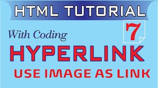 HTML Tutorial : How to use image as a link in html