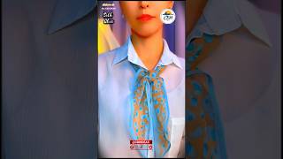Scarf drape hack 😍 | 드레이프 팁 #shorts #style #CBHIDEAS