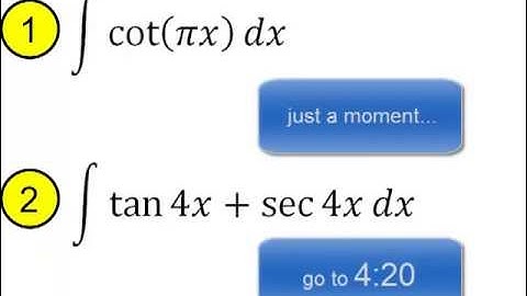 calc5-2 Natural Log Functions, Integration pt2