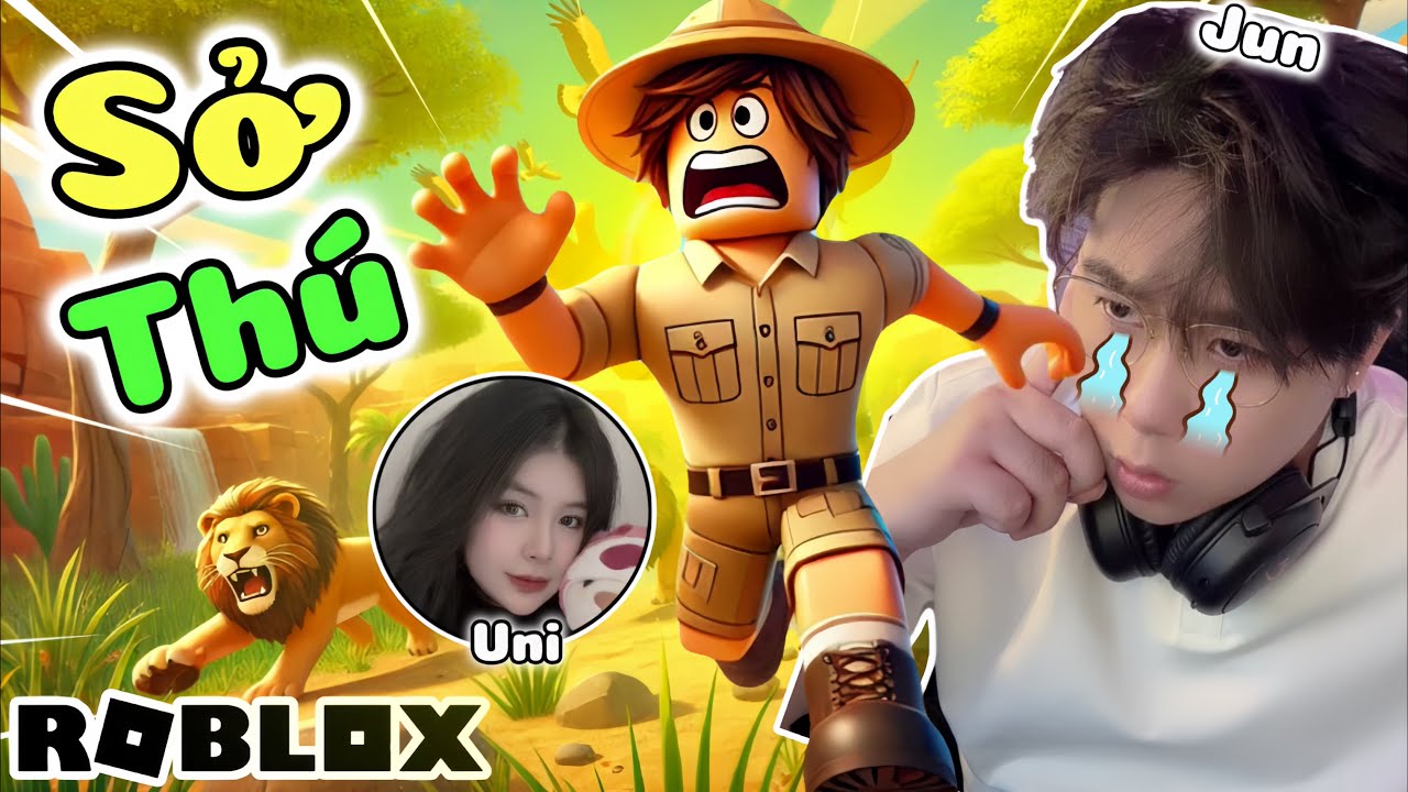 Roblox | Jun cùng Uni hành trình cặp đôi vượt ải trốn thoát trong Sở Thú