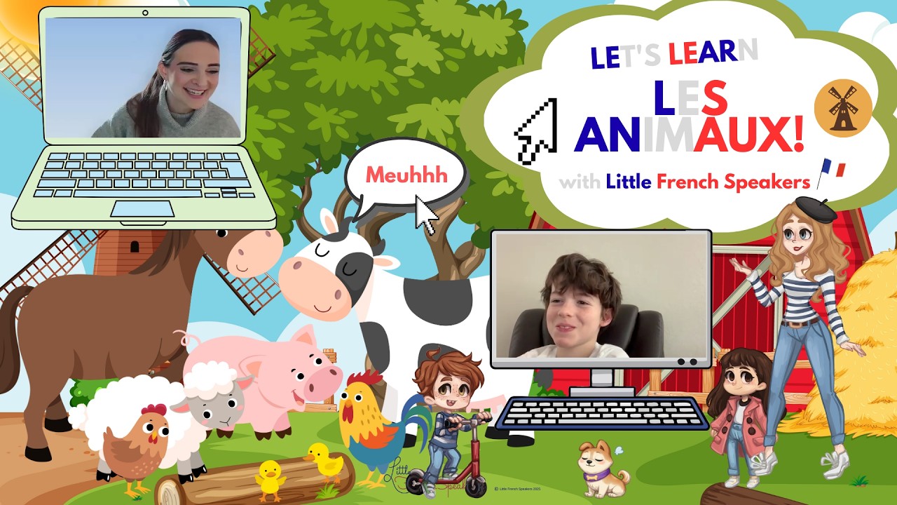 Real French Class Demo: Greg Learns Animals & Colors! 🦁🎨