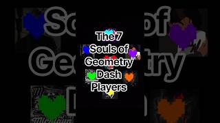 The 7 Souls of Geometry Dash Players ❤️🧡💛💚💙🩵💜 | Undertale x GD