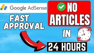 ✅ Fast Google AdSense Approval Method in 24 hours ??? (FREE WITHOUT ARTICLES) on PHP Script Tools.