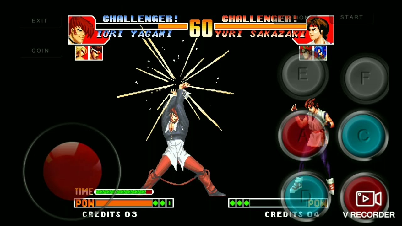 The King of Fighters 97 Iori Yagami Combos 
