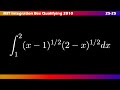 25–25 |🧮 ∫ MIT Integration Bee 2010 | Ejercicios Clasificatorios