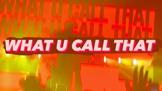 WHAT U CALL THAT: CHASE ATLANTIC 2022 concert