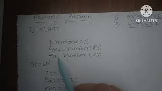 Factorial program in PL/SQL, Explain in Hindi @tswisdomworld