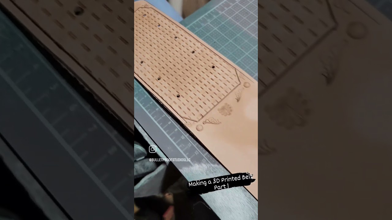 Making a 3D printed championship belt Part 1