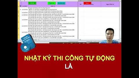 Nhật ký thi công tự động là cái quái gì vậy?