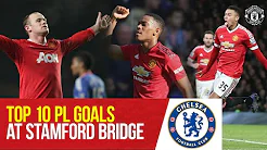 Manchester United's Top 10 Premier League Goals At Chelsea | Chelsea v Manchester United |