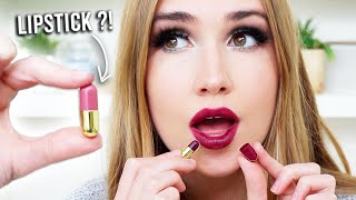 TRYING THE WORLD'S SMALLEST LIPSTICKS !? *why do these exist*