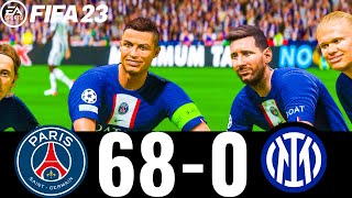 FIFA 23 - PSG 68-0 Man City - UEFA Champions League Final Match | PS5™ Gameplay [4K60]