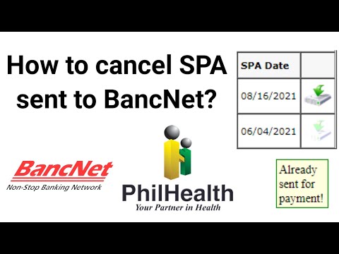 How To Cancel Spa Sent To Bancnet