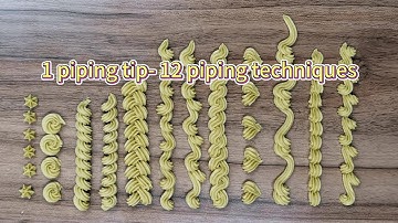How to use cake decorating tips #17? Nozzle Piping Technique Tutorials, Cake Decorating Tutorials