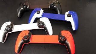 Different colors of D9 game controller