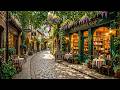 Charming Coffee Shop Ambience with Gently Jazz Music 🌿 Relaxing Jazz Background Music to Work, Study