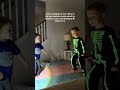Glowing Skeleton Costume for Kids 👻 | Perfect Halloween Party Outfit for Boys &amp; Girls!  #shorts